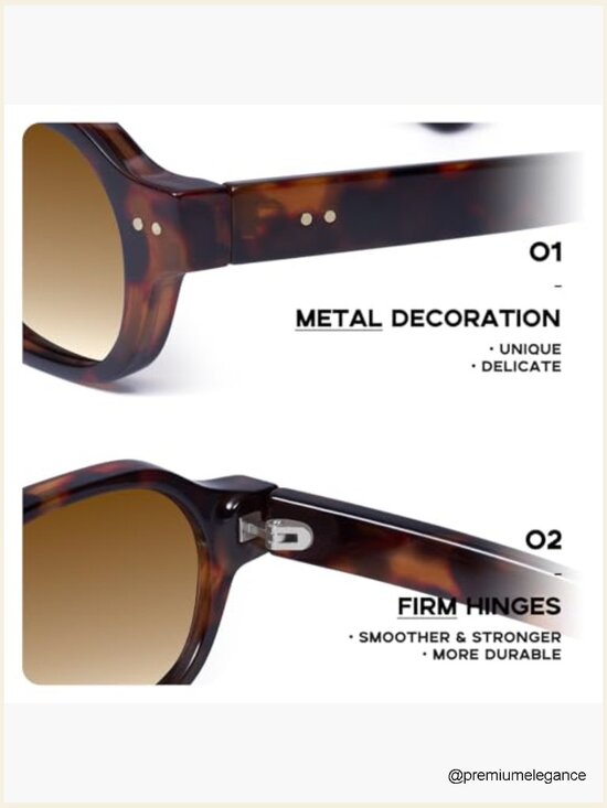 Retro Hexagon Sunglasses Trendy Small Face UV400 Protection main image 4